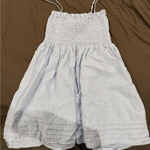 American Eagle Outfitters Blue and White Striped Dress